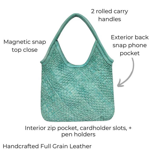 Baez Tote/ Shoulder Bag - Latico - Tan